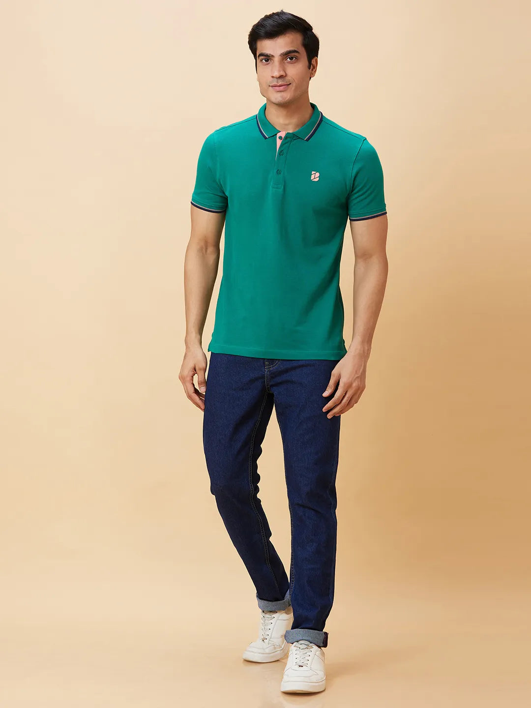 Being Human Clothing Men Regular Fit T-Shirts-Green