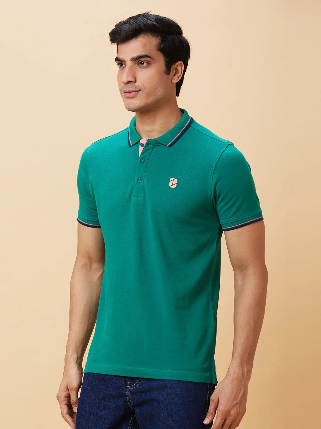 Being Human Clothing Men Regular Fit T-Shirts-Green