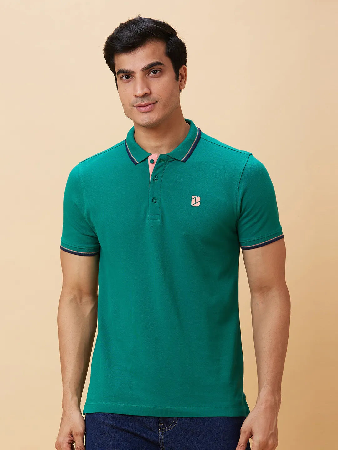 Being Human Clothing Men Regular Fit T-Shirts-Green