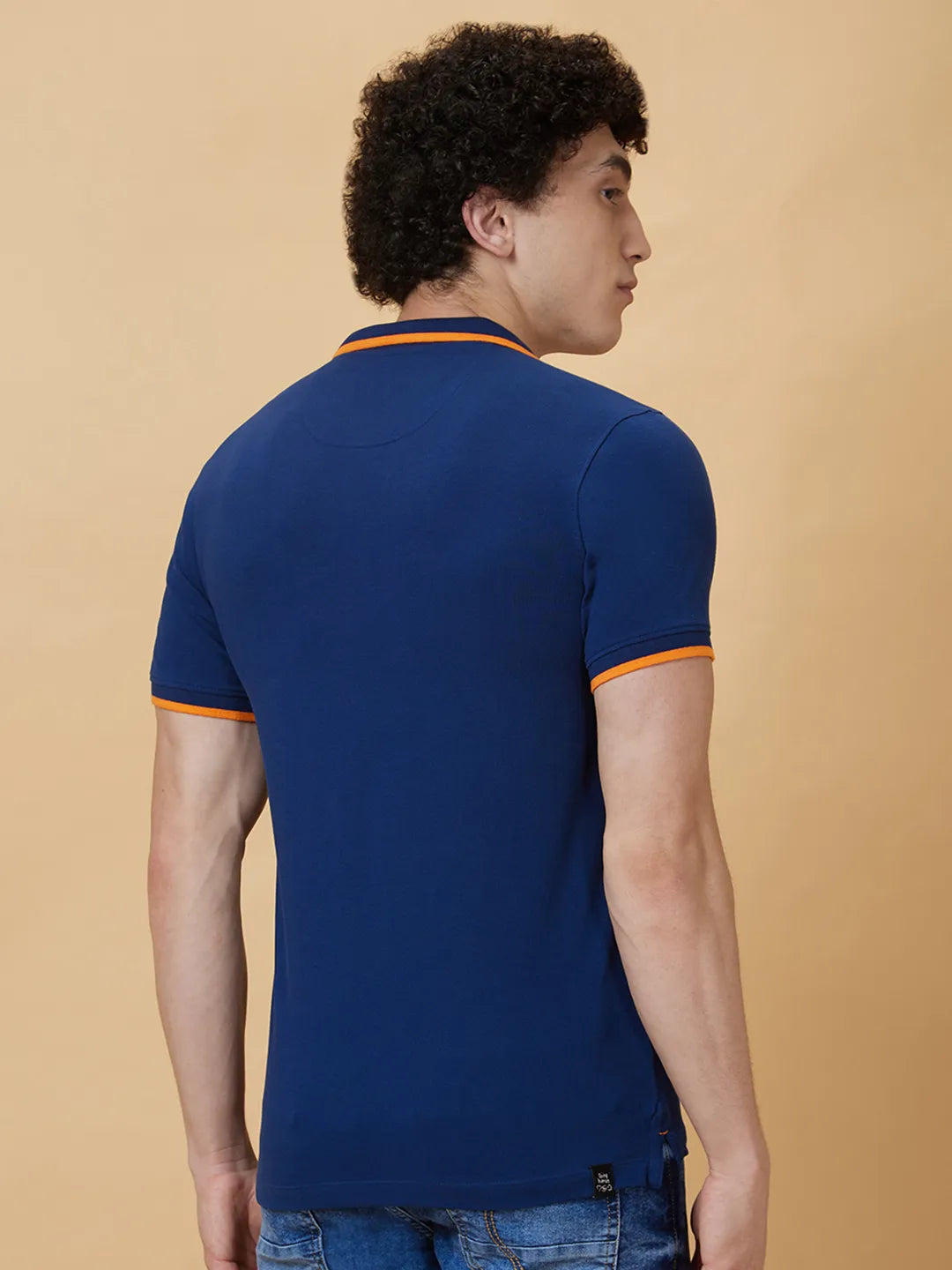 Being Human Clothing Men Regular Fit T-Shirts-Navy