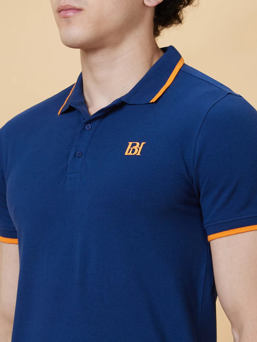 Being Human Clothing Men Regular Fit T-Shirts-Navy