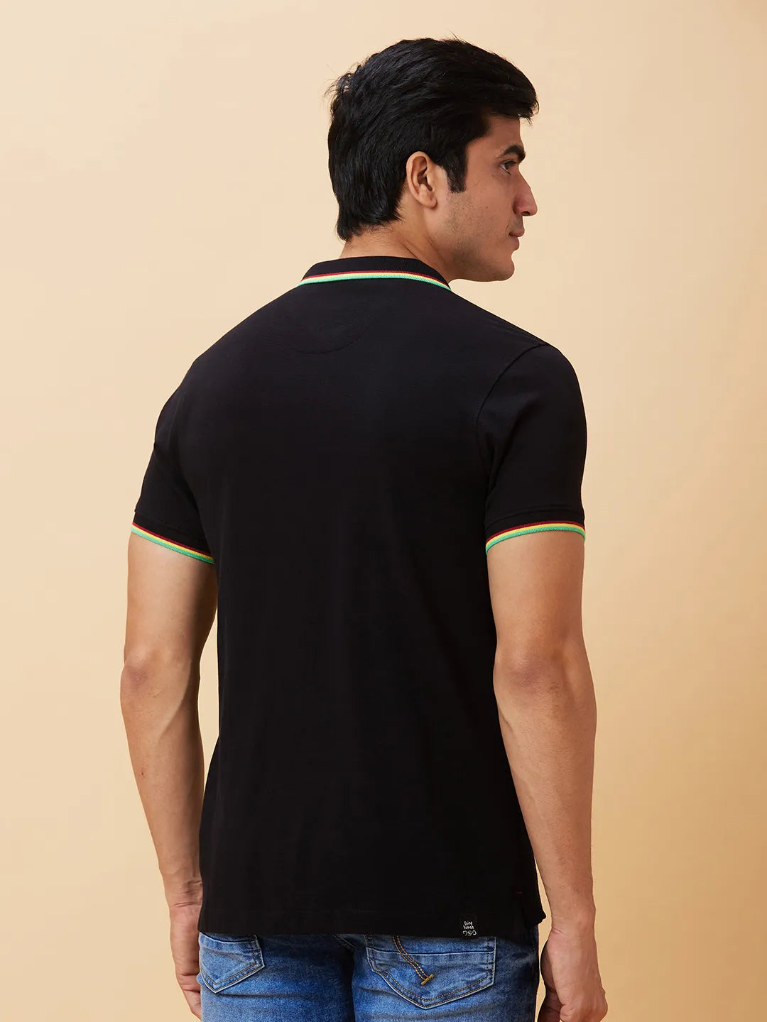 Being Human Clothing Men Regular Fit T-Shirts-Black