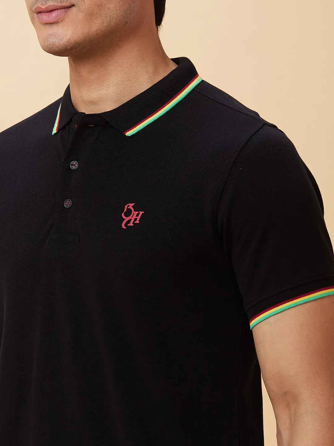 Being Human Clothing Men Regular Fit T-Shirts-Black