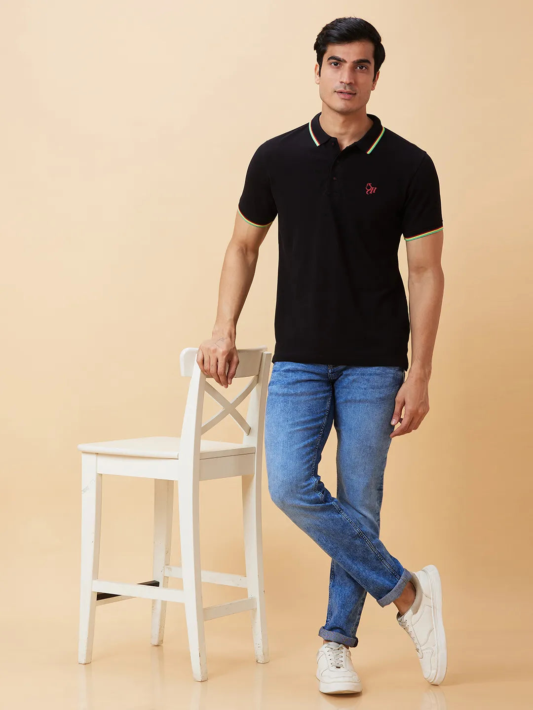 Being Human Clothing Men Regular Fit T-Shirts-Black