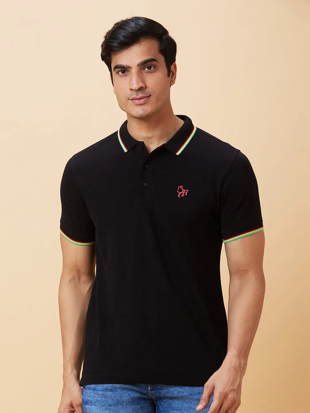 Being Human Clothing Men Regular Fit T-Shirts-Black