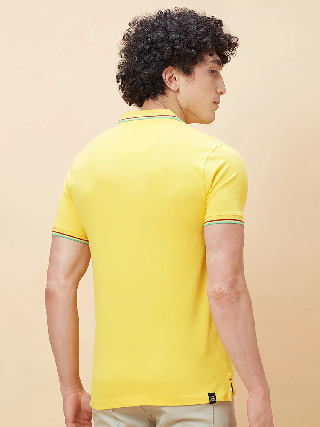 Being Human Clothing Men Regular Fit T-Shirts-Yellow