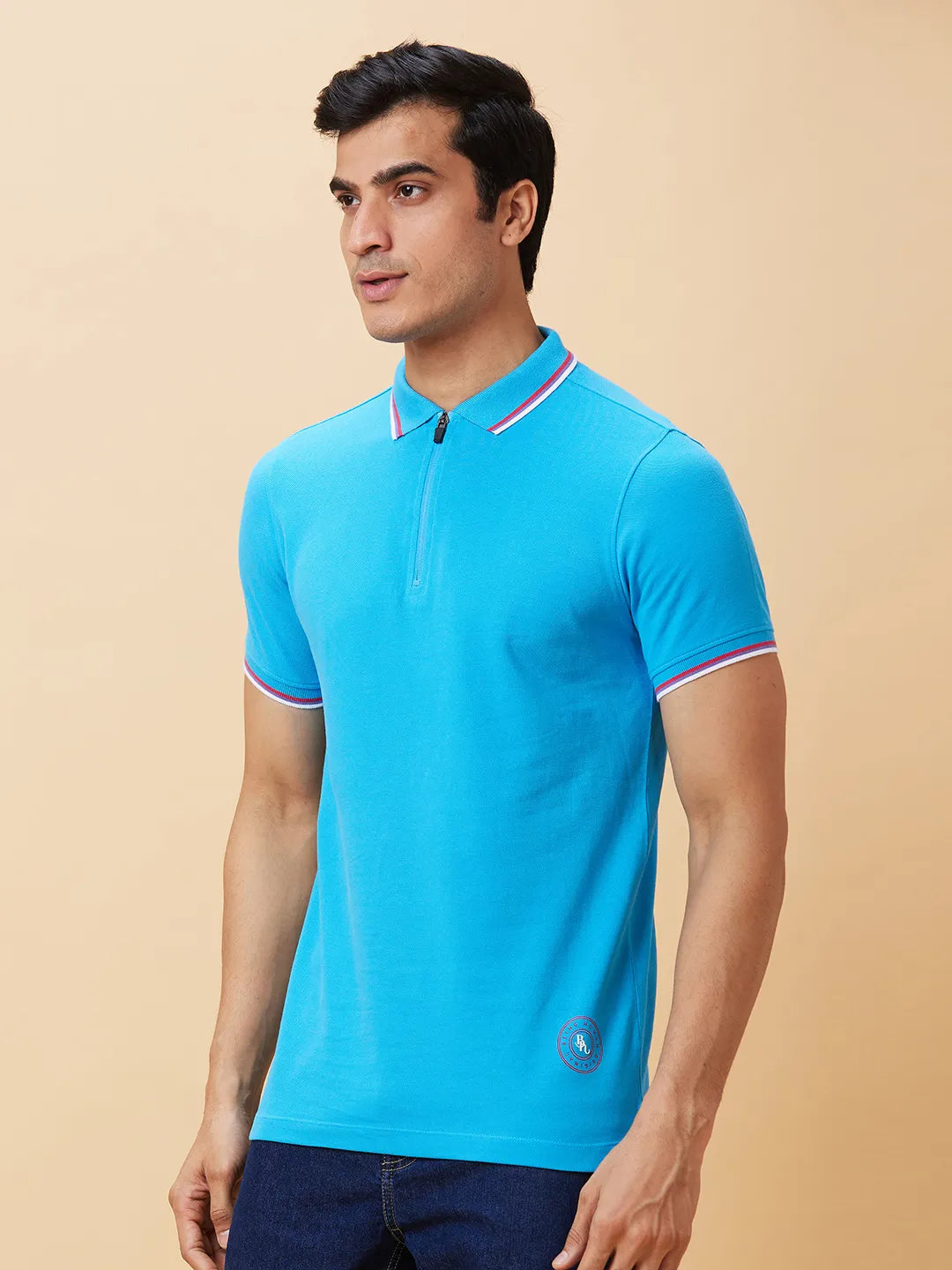 Being Human Clothing Men Regular Fit T-Shirts-Blue