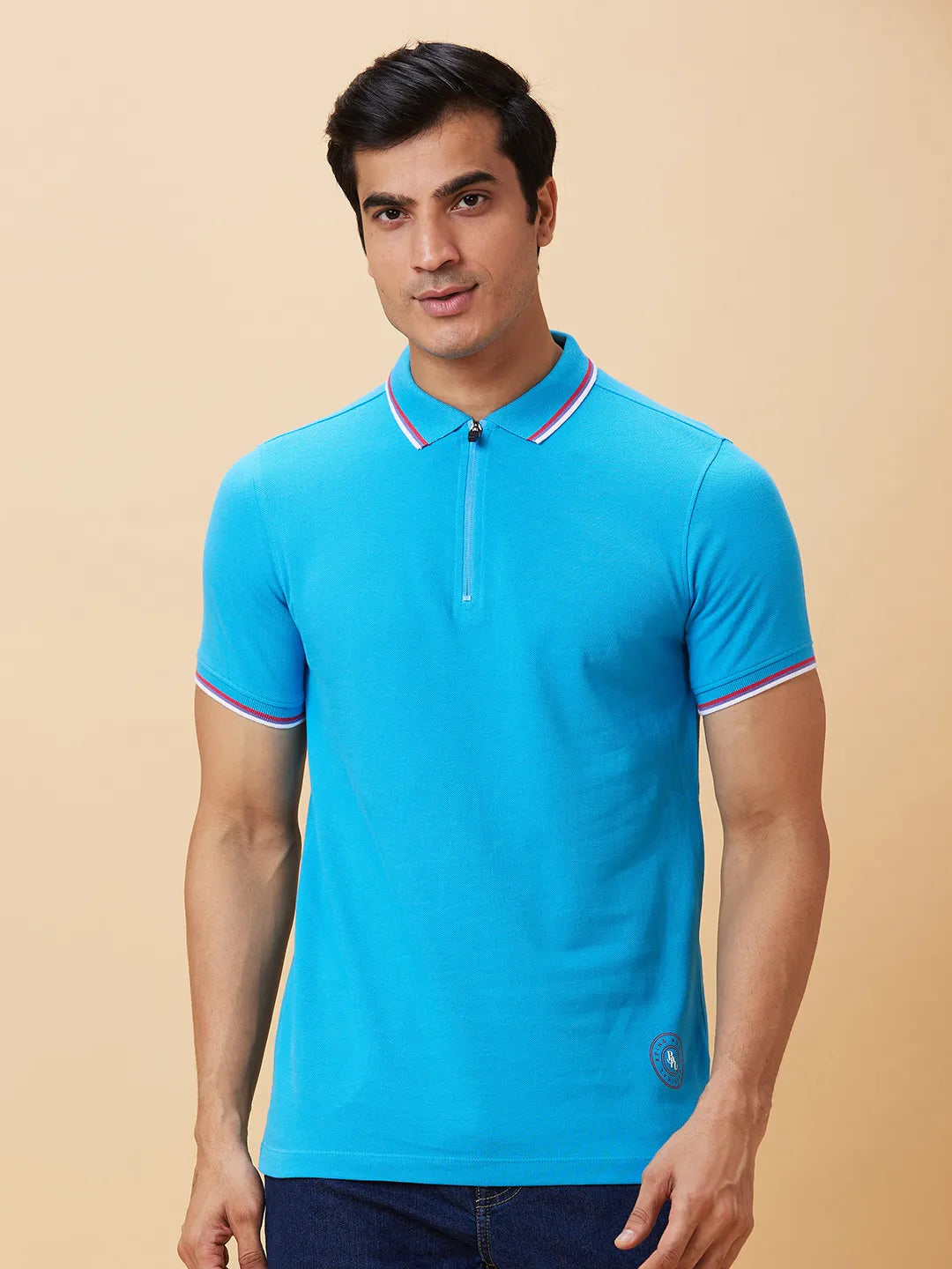 Being Human Clothing Men Regular Fit T-Shirts-Blue