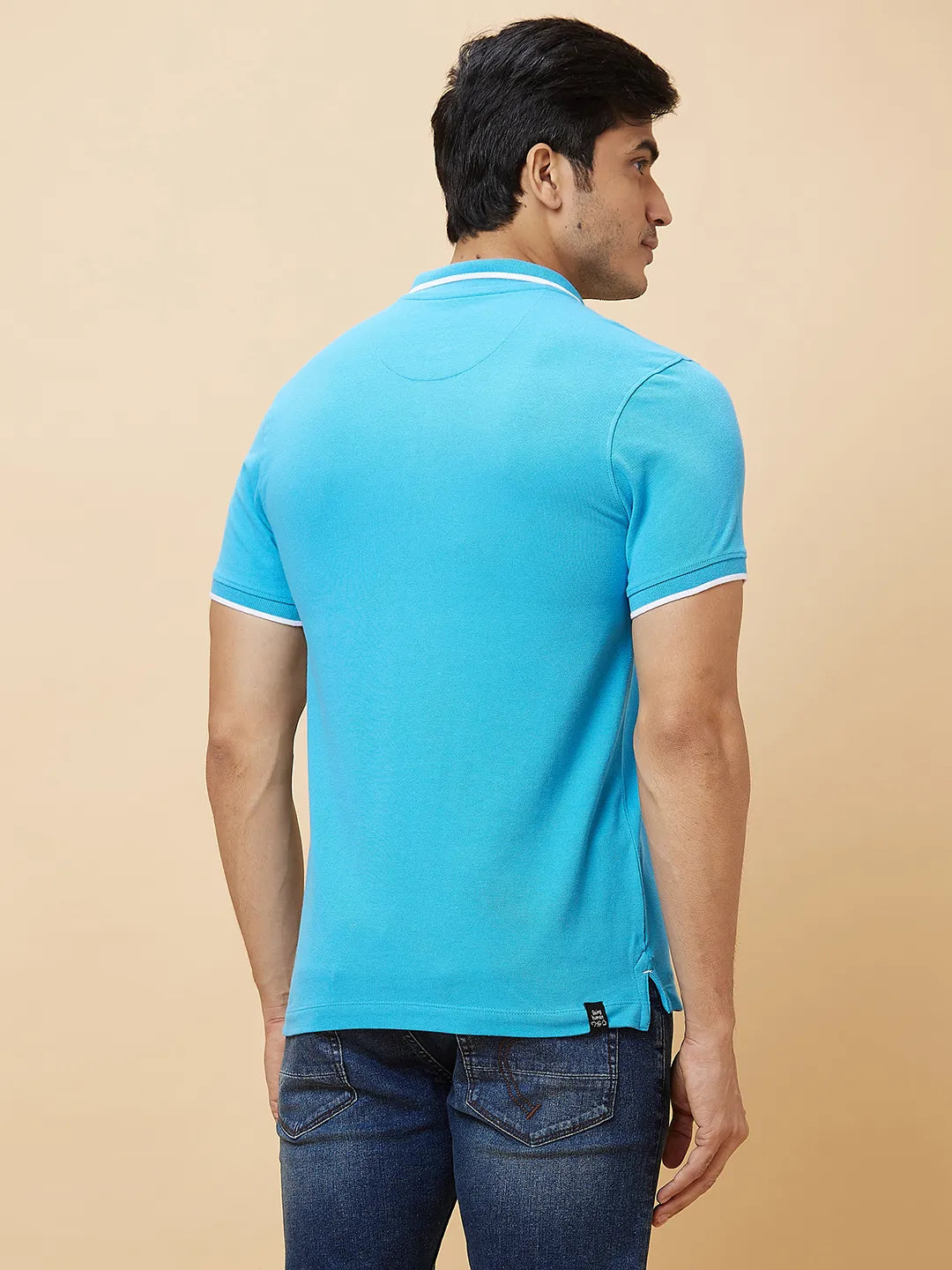 Being Human Clothing Men Regular Fit T-Shirts-Blue