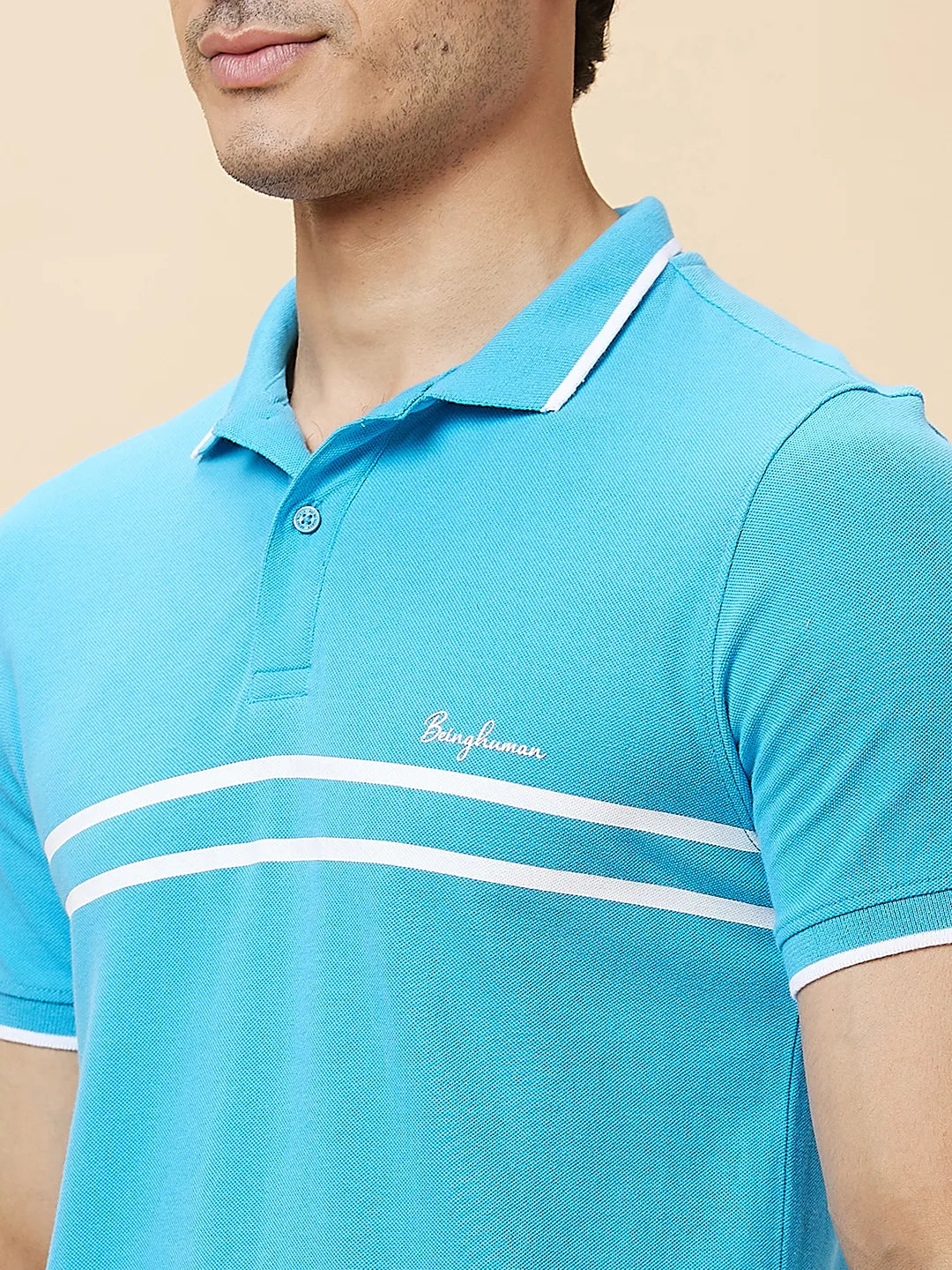 Being Human Clothing Men Regular Fit T-Shirts-Blue