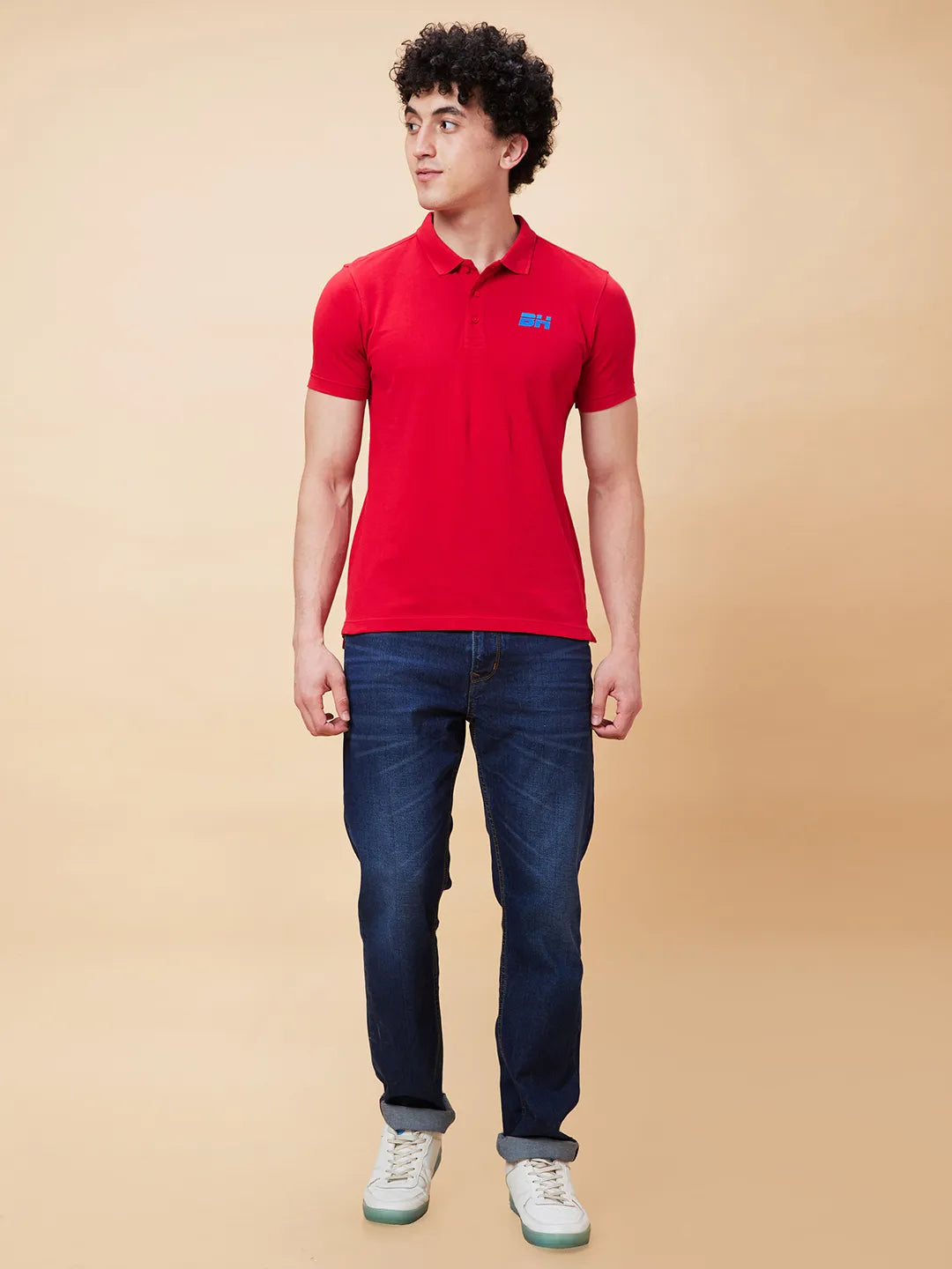 Being Human Clothing Men Regular Fit T-Shirts-Red