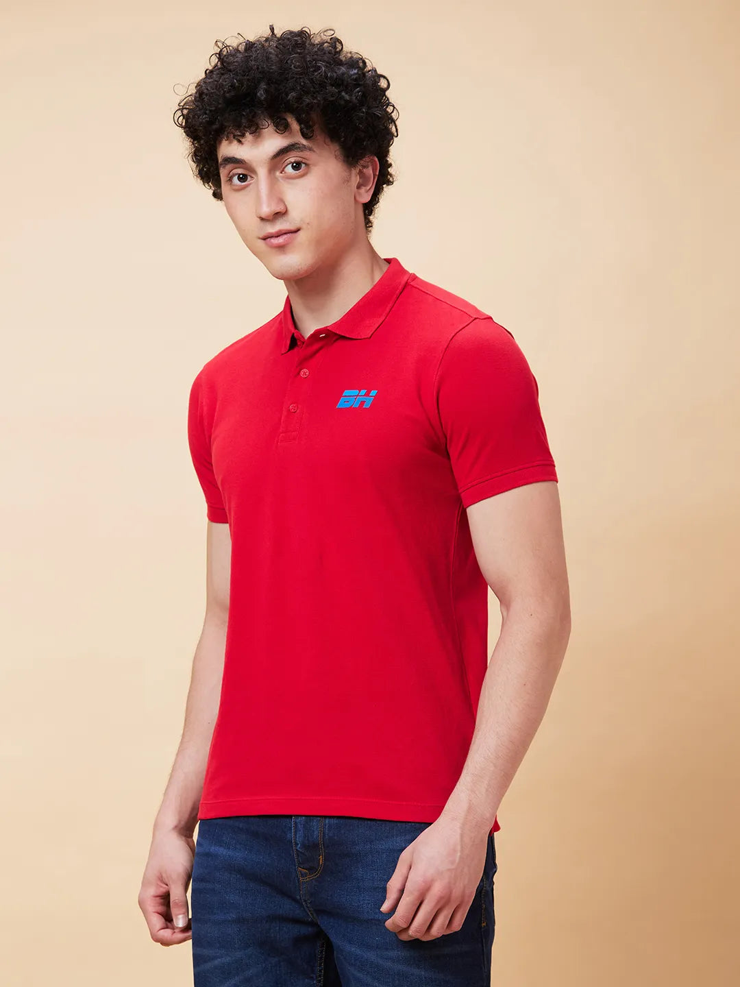 Being Human Clothing Men Regular Fit T-Shirts-Red