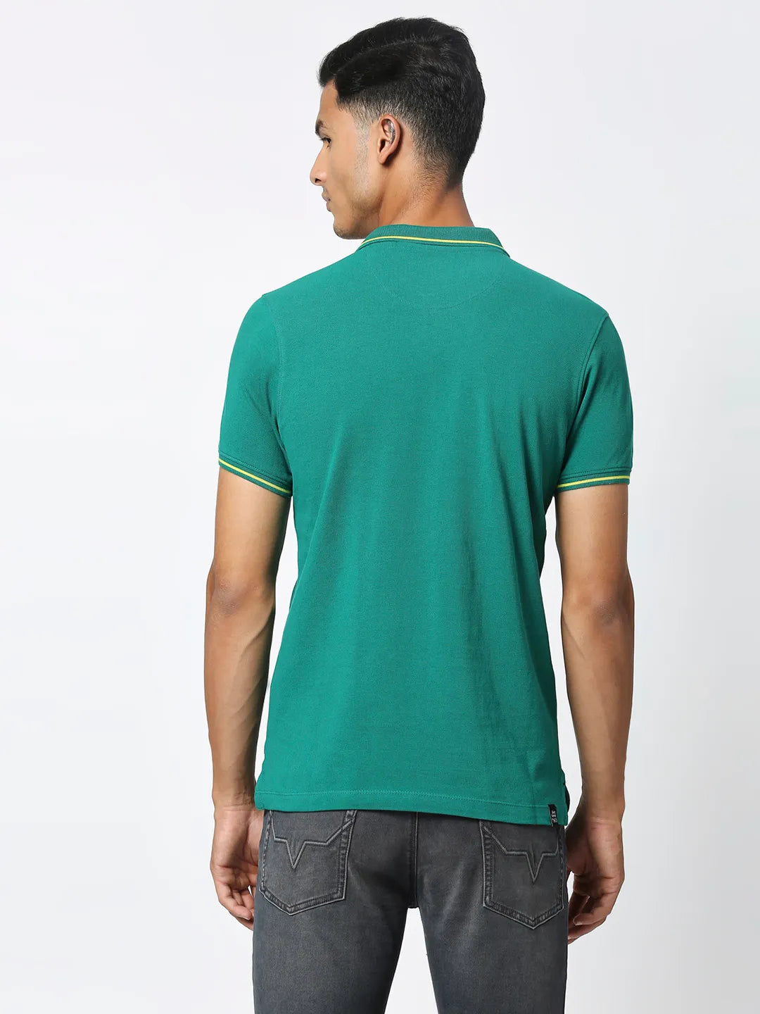 Being Human Clothing Men Regular Fit T-Shirts-Green