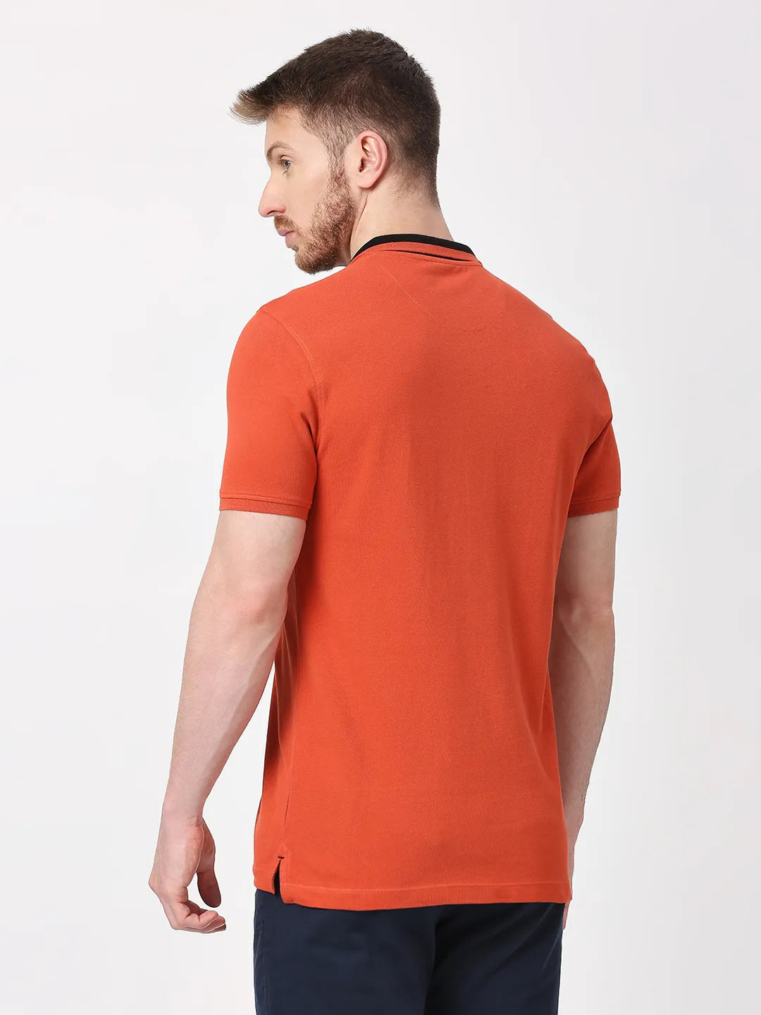 Being Human Clothing Men Regular Fit T-Shirts-Rust