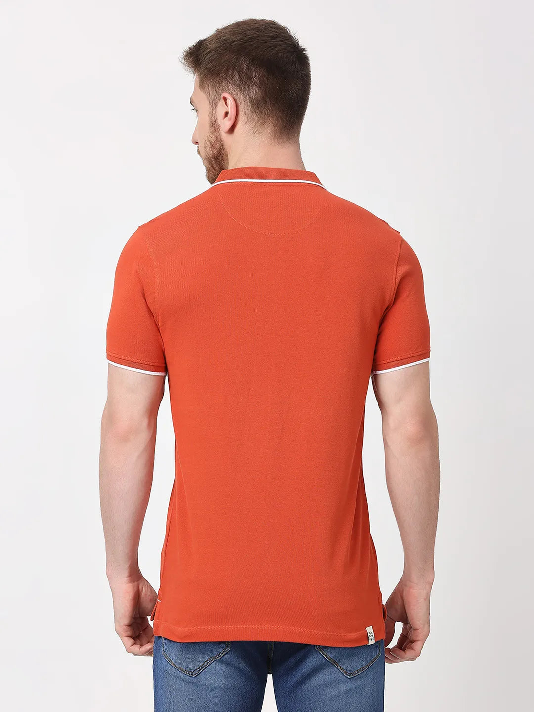 Being Human Clothing Men Regular Fit T-Shirts-Rust