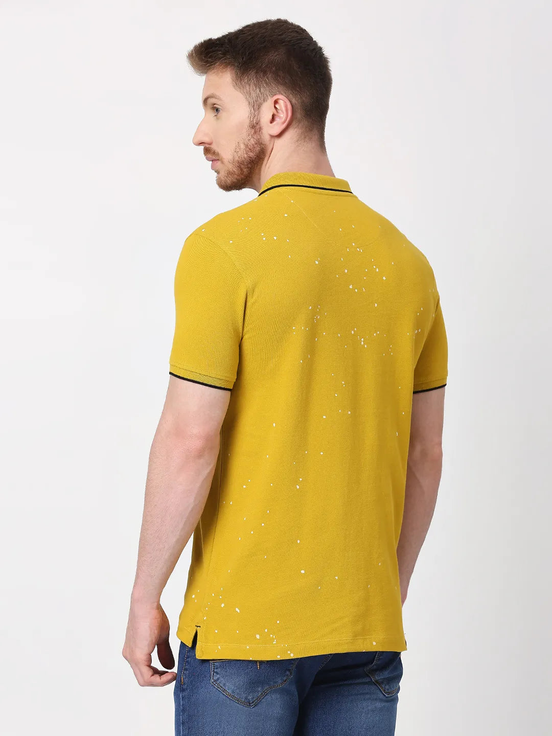 Being Human Clothing Men Regular Fit T-Shirts-Camel