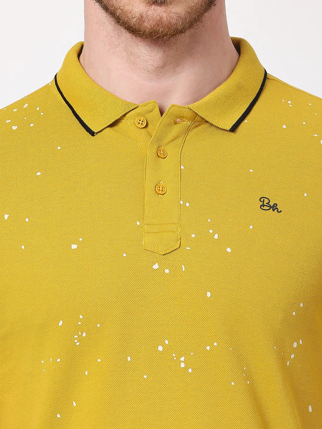 Being Human Clothing Men Regular Fit T-Shirts-Camel