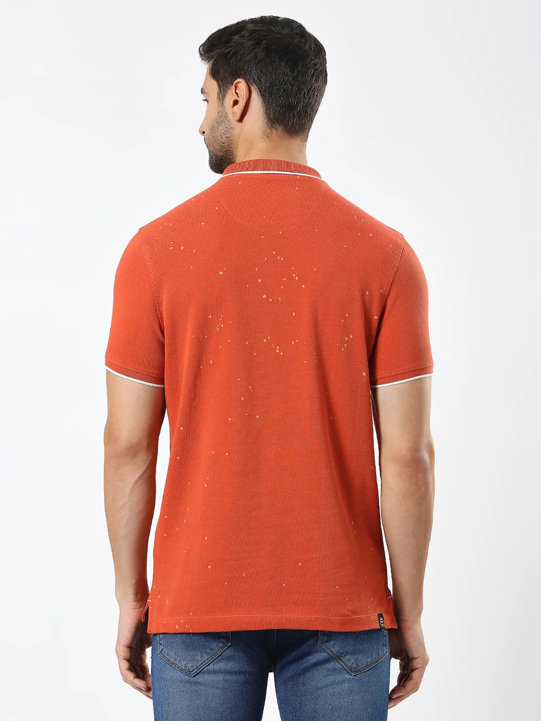 Being Human Clothing Men Regular Fit T-Shirts-Rust