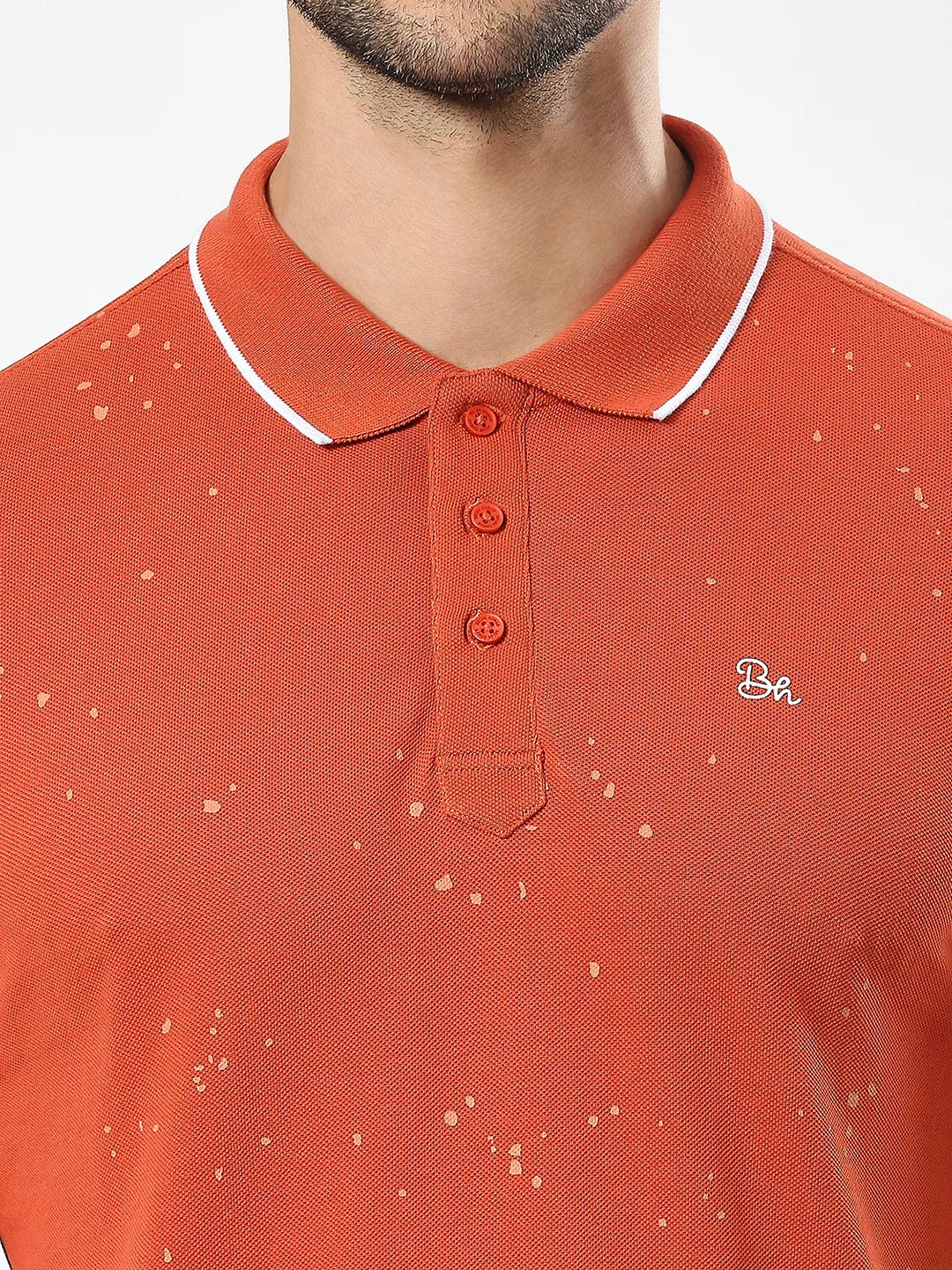 Being Human Clothing Men Regular Fit T-Shirts-Rust