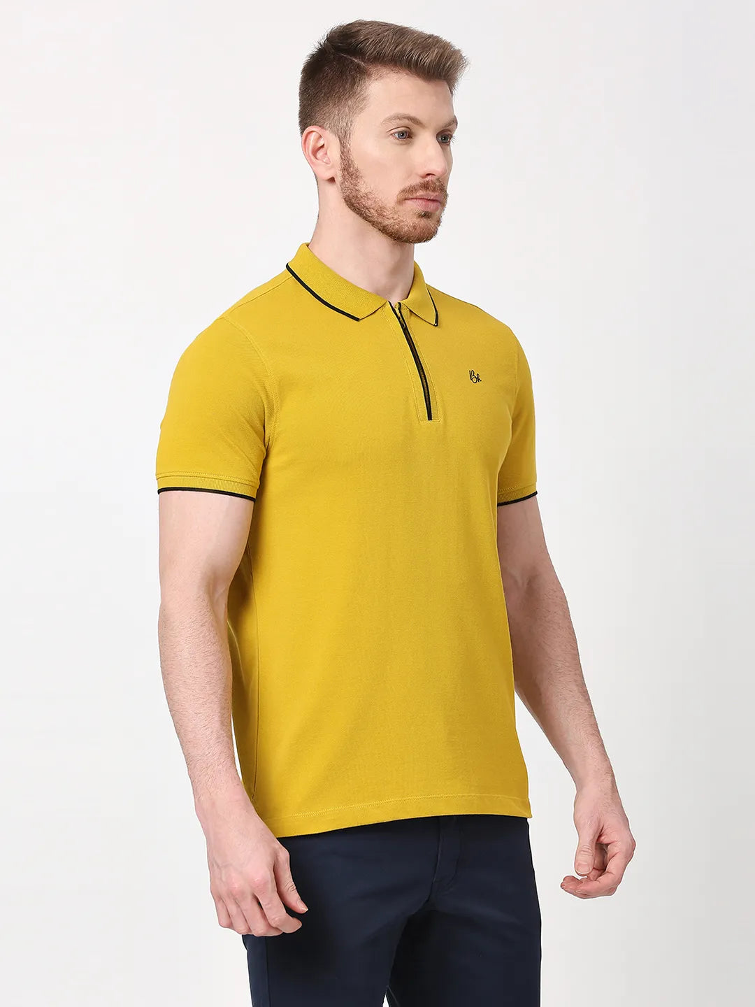 Being Human Clothing Men Regular Fit T-Shirts-Camel