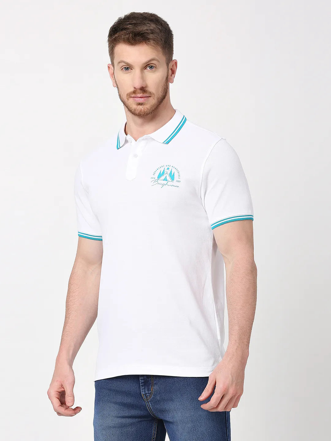 Being Human Clothing Men Regular Fit T-Shirts-White