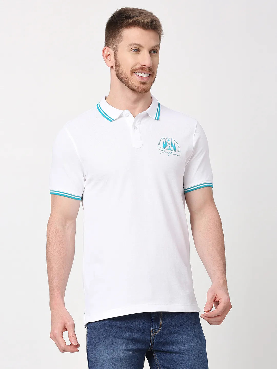 Being Human Clothing Men Regular Fit T-Shirts-White