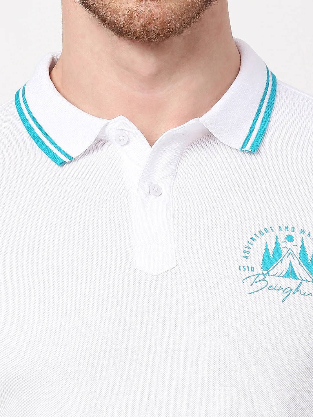 Being Human Clothing Men Regular Fit T-Shirts-White