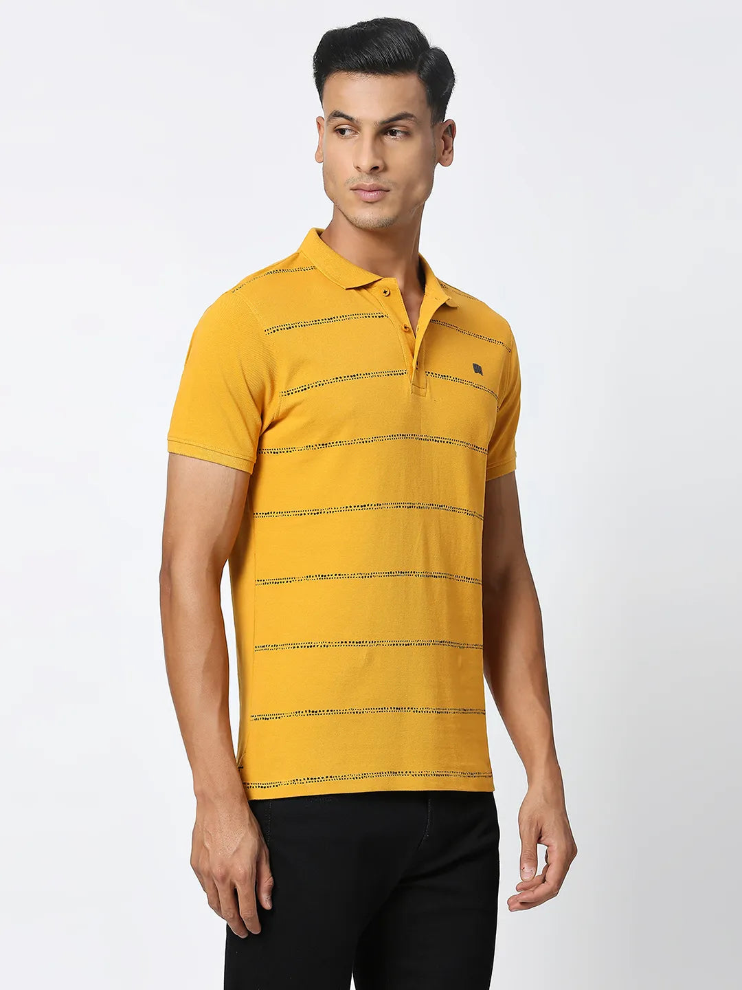 Being Human Clothing Men Regular Fit T-Shirts-Mustard