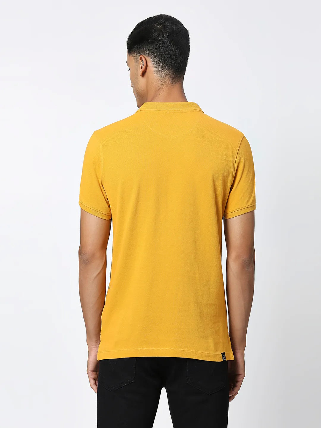 Being Human Clothing Men Regular Fit T-Shirts-Mustard