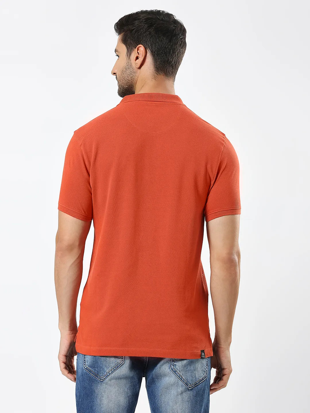 Being Human Clothing Men Regular Fit T-Shirts-Rust