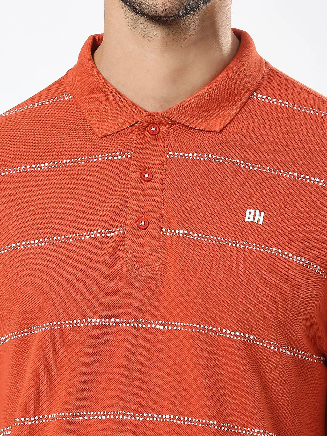 Being Human Clothing Men Regular Fit T-Shirts-Rust