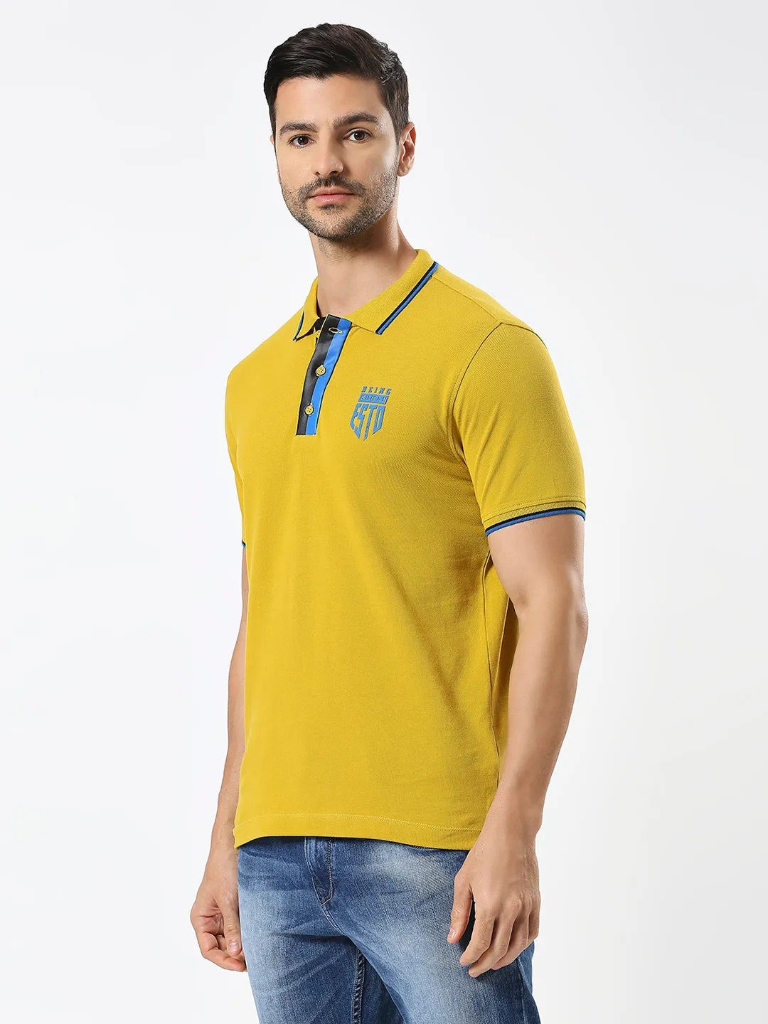Being Human Clothing Men Regular Fit T-Shirts-Camel