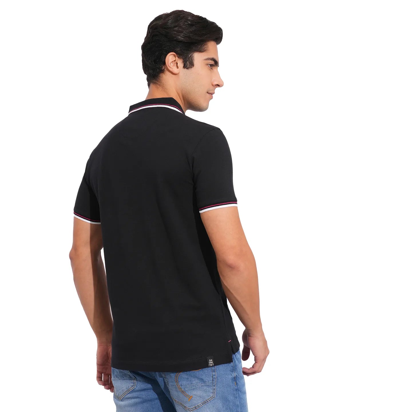Being Human Clothing-Mens-Top-Polo Neck Black