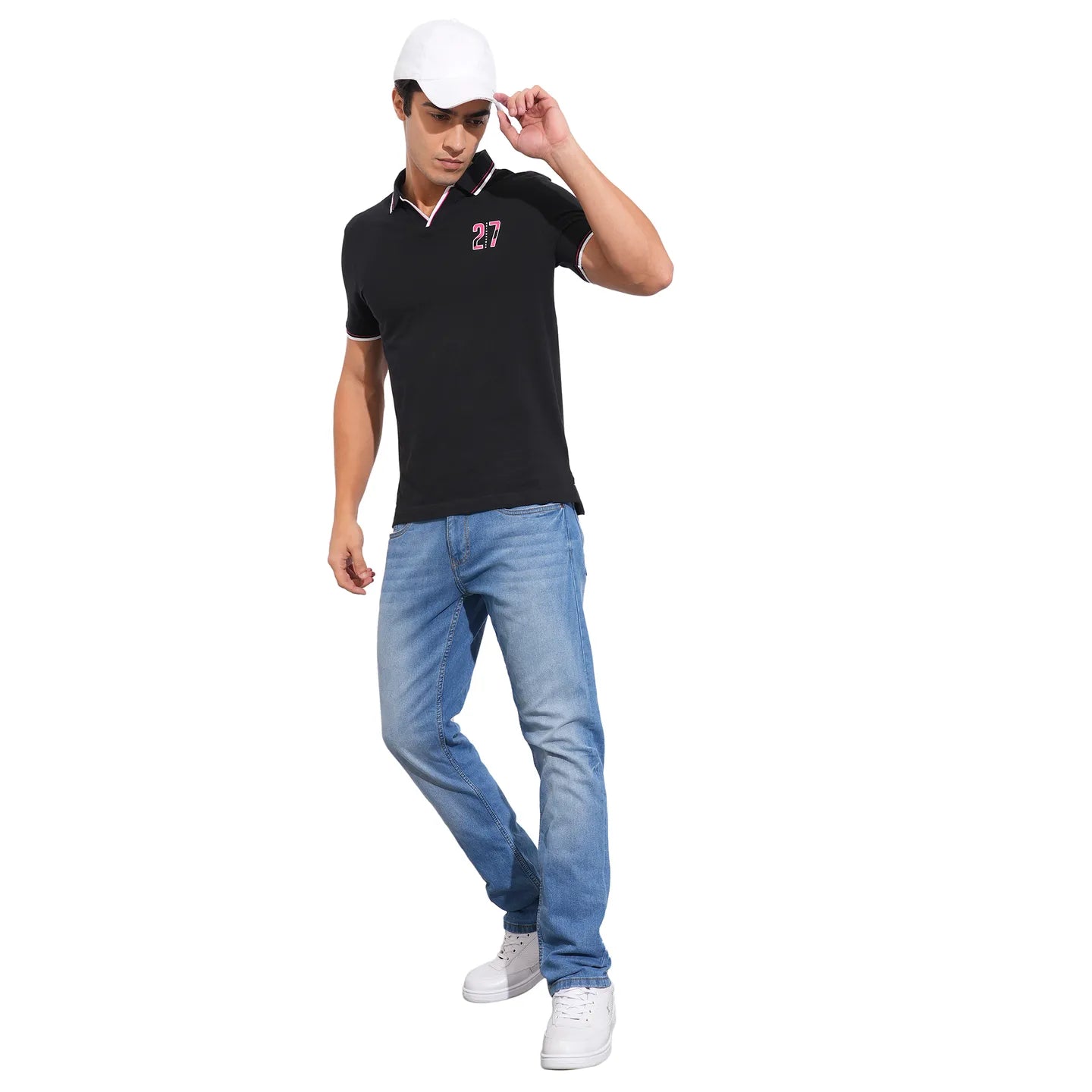 Being Human Clothing-Mens-Top-Polo Neck Black