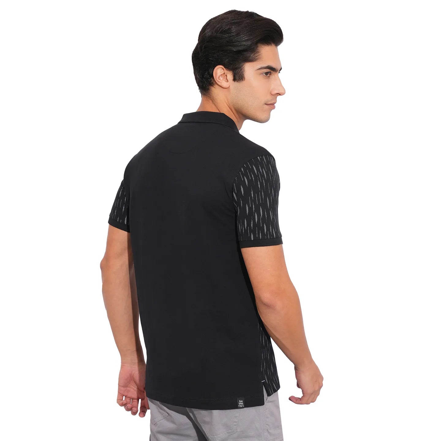Being Human Clothing-Mens-Top-Polo Neck Black