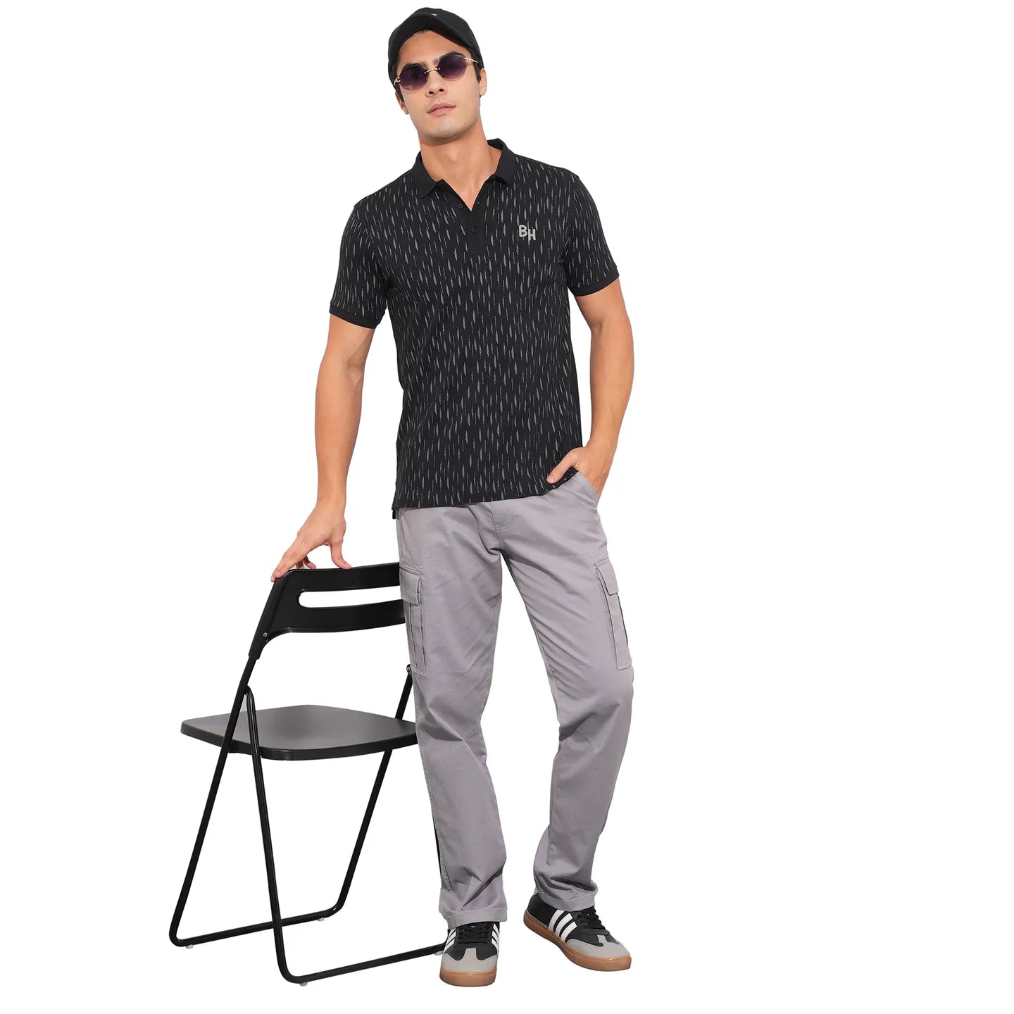 Being Human Clothing-Mens-Top-Polo Neck Black