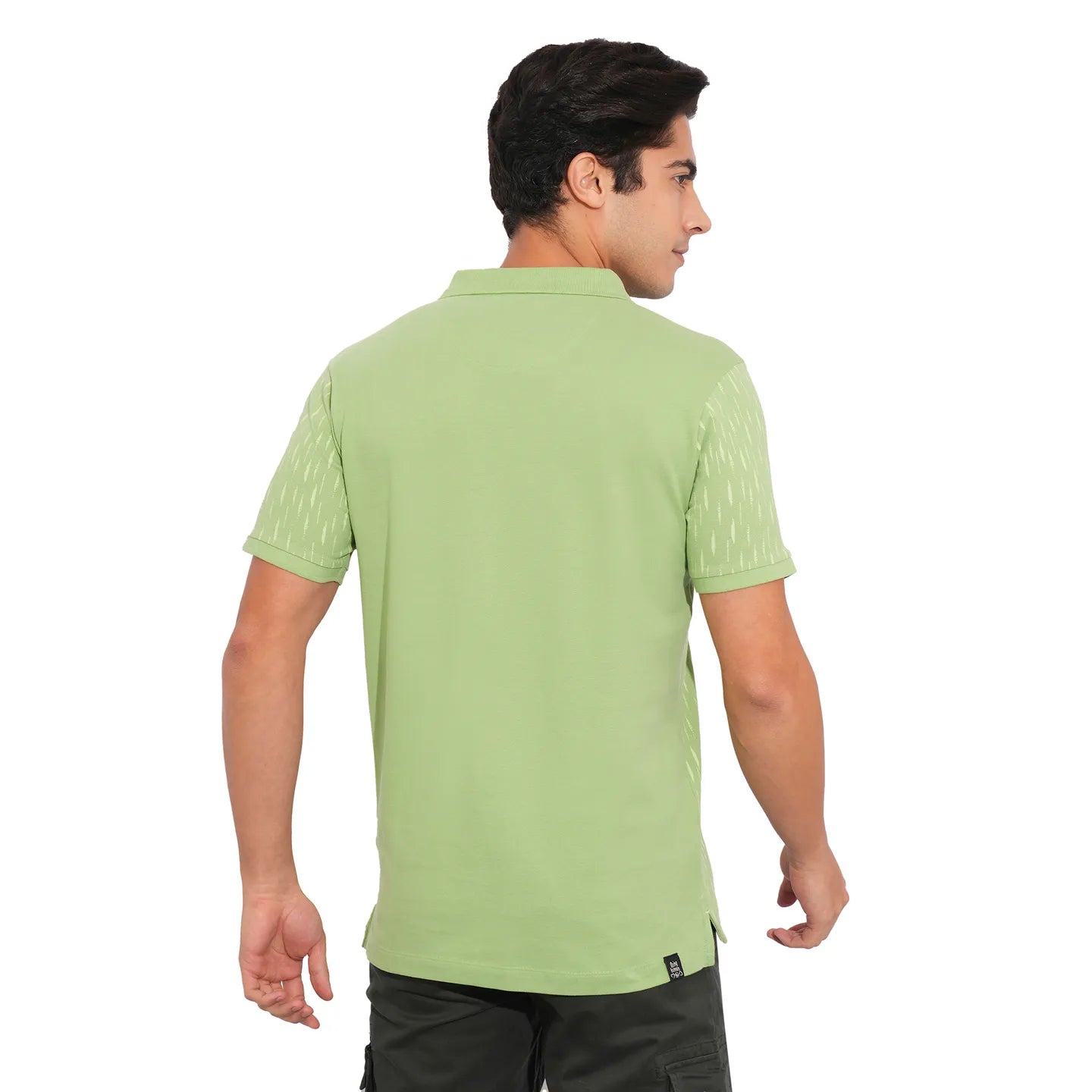 Being Human Clothing-Mens-Top-Polo Neck Green