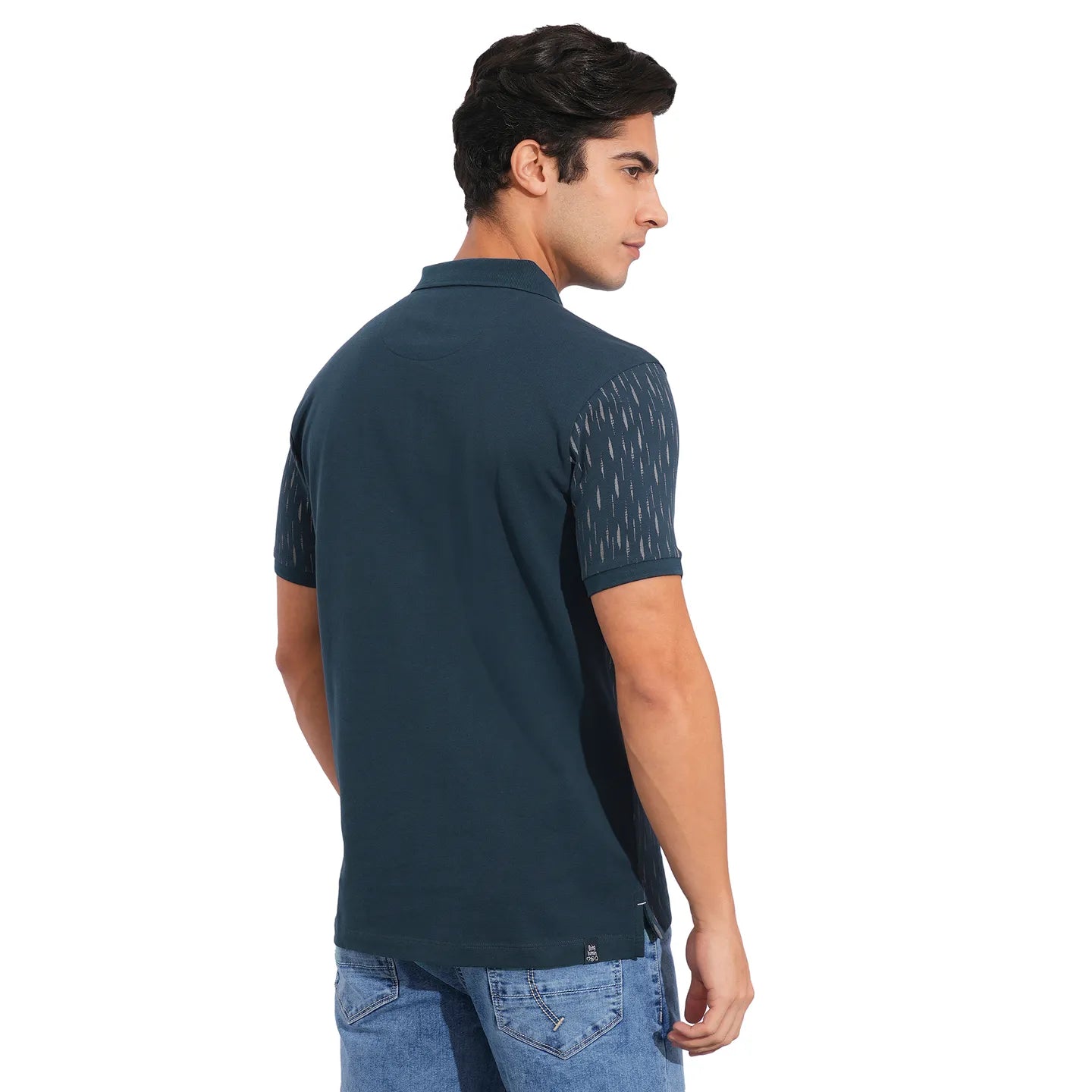 Being Human Clothing-Mens-Top-Polo Neck Navy