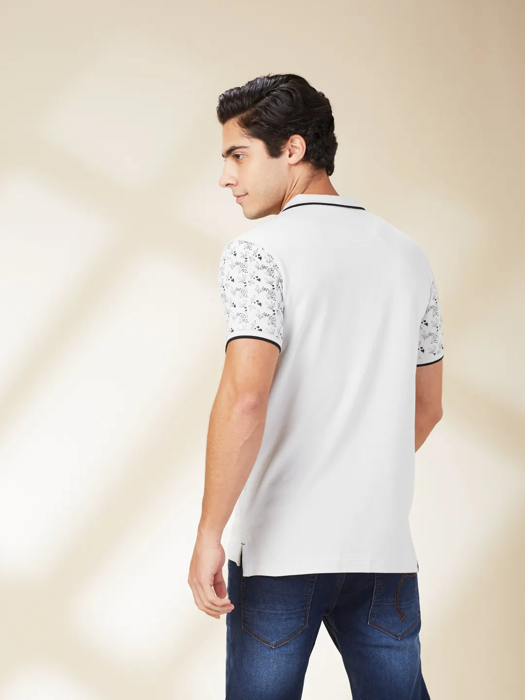 Being Human Clothing Mens-Top Polo Neck Grey