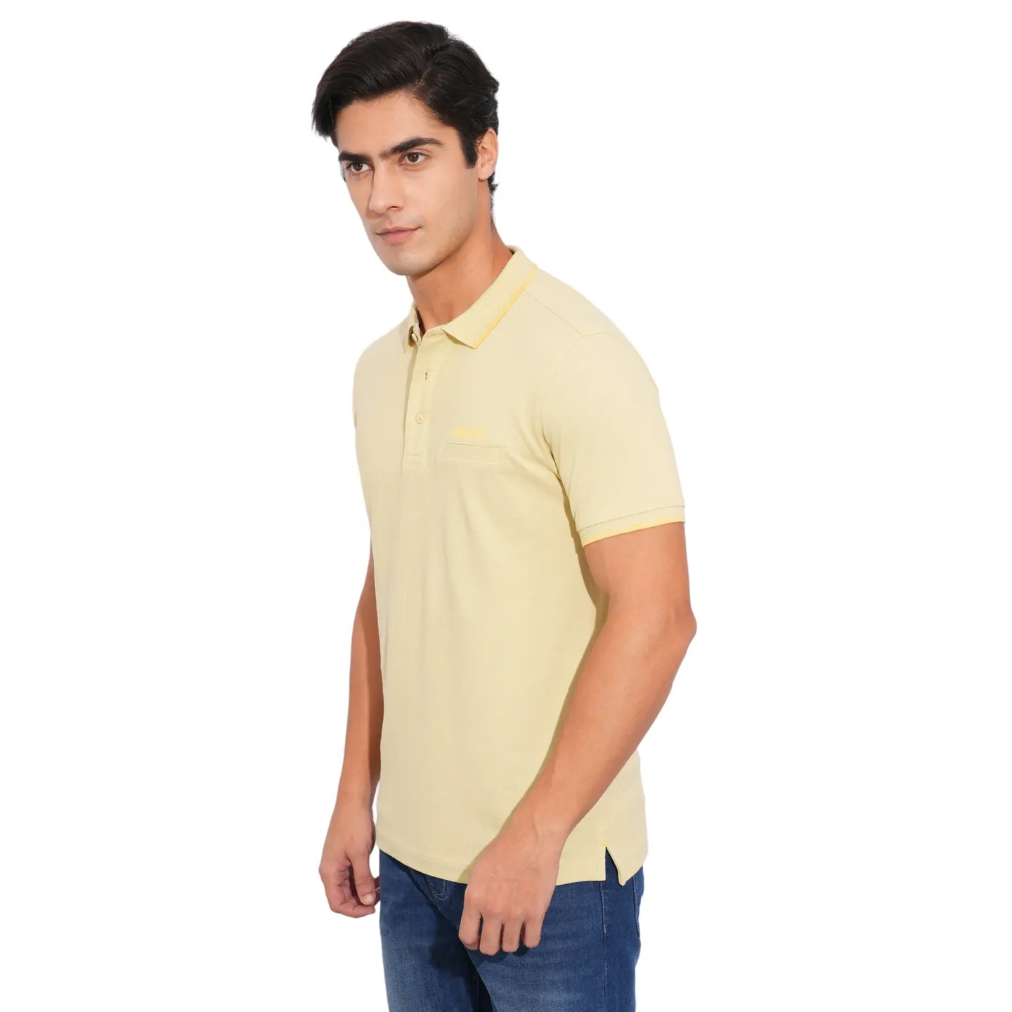 Being Human Clothing-Mens-Top-Polo Neck Beige