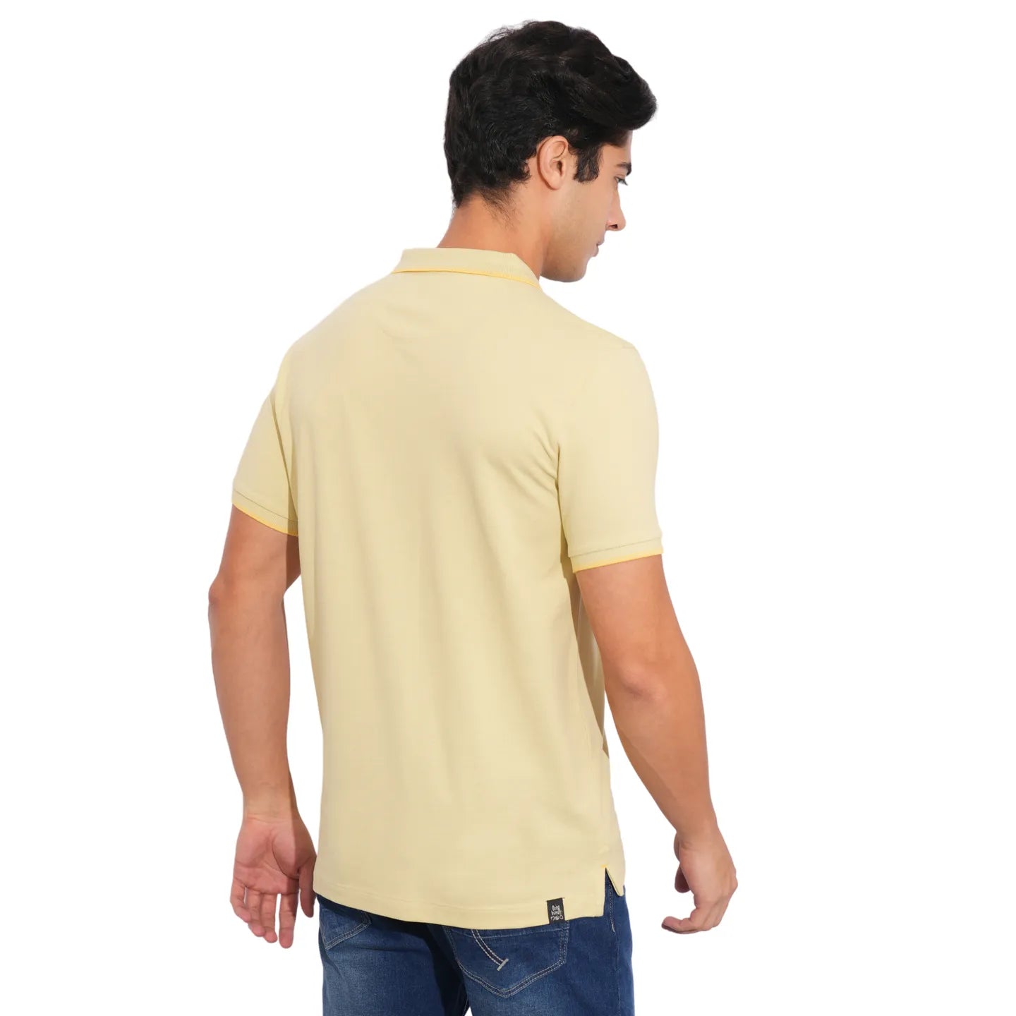 Being Human Clothing-Mens-Top-Polo Neck Beige