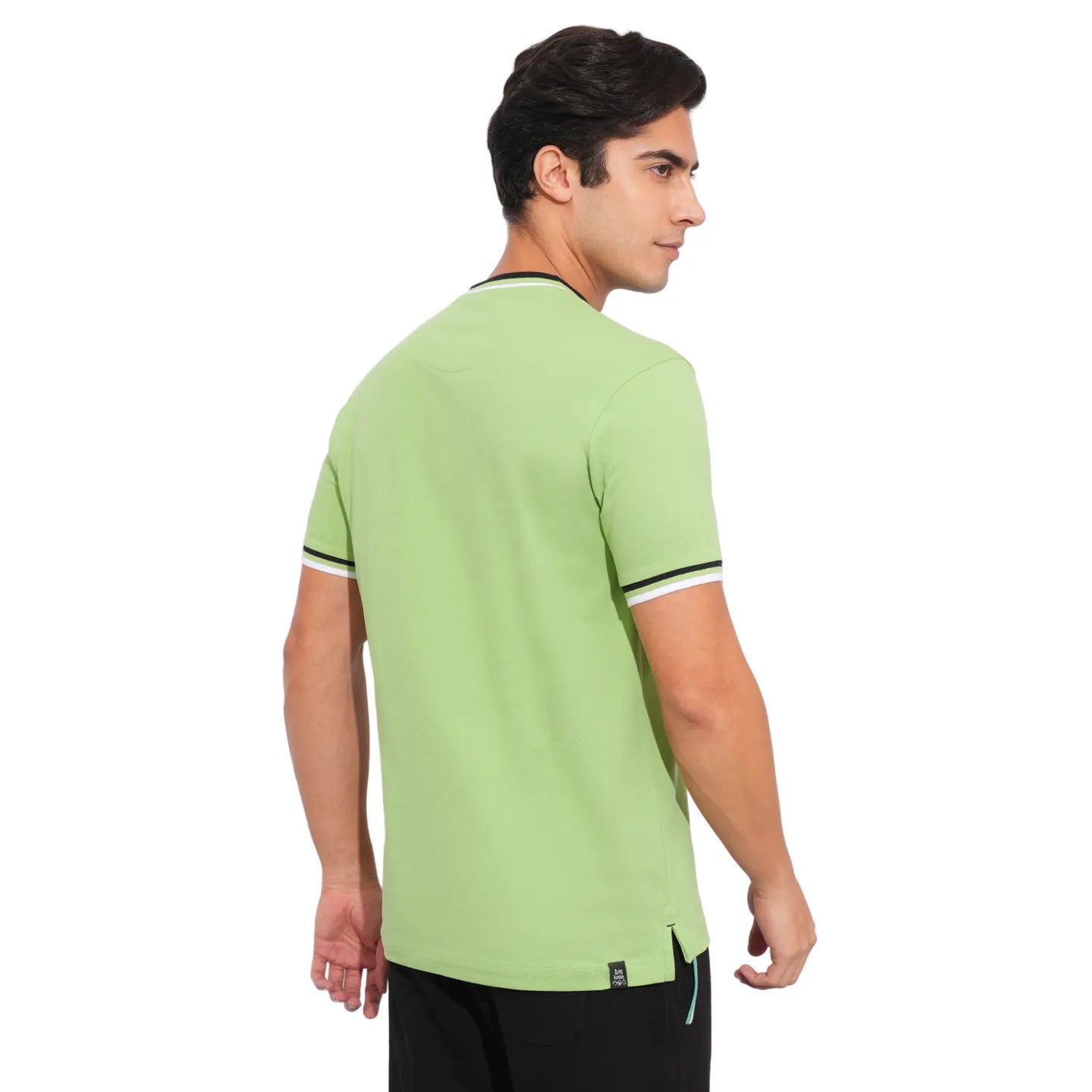 Being Human Clothing-Mens-Top-Polo Neck Green