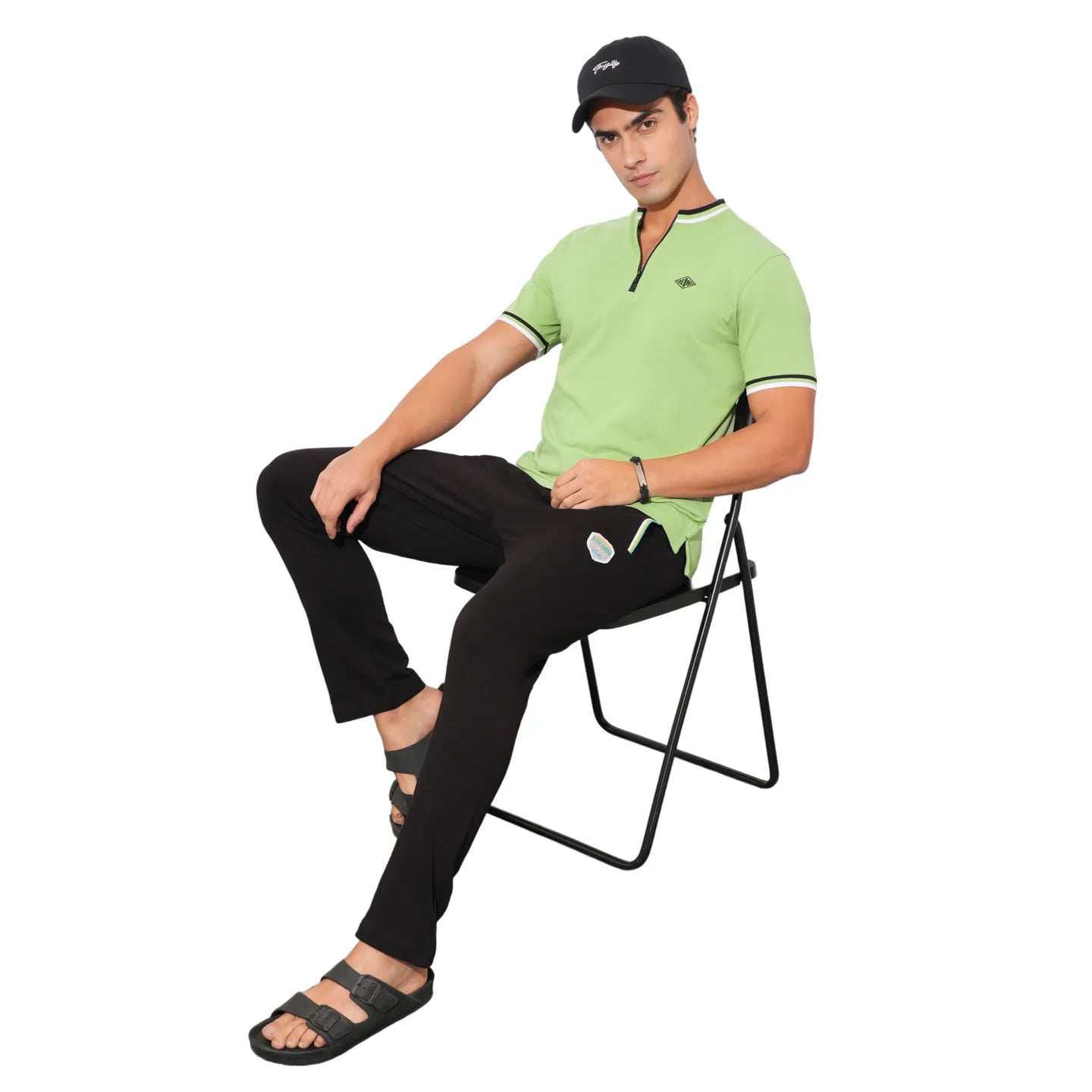 Being Human Clothing-Mens-Top-Polo Neck Green
