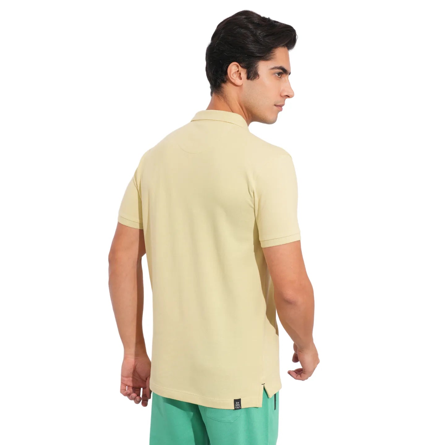 Being Human Clothing-Mens-Top-Polo Neck Beige