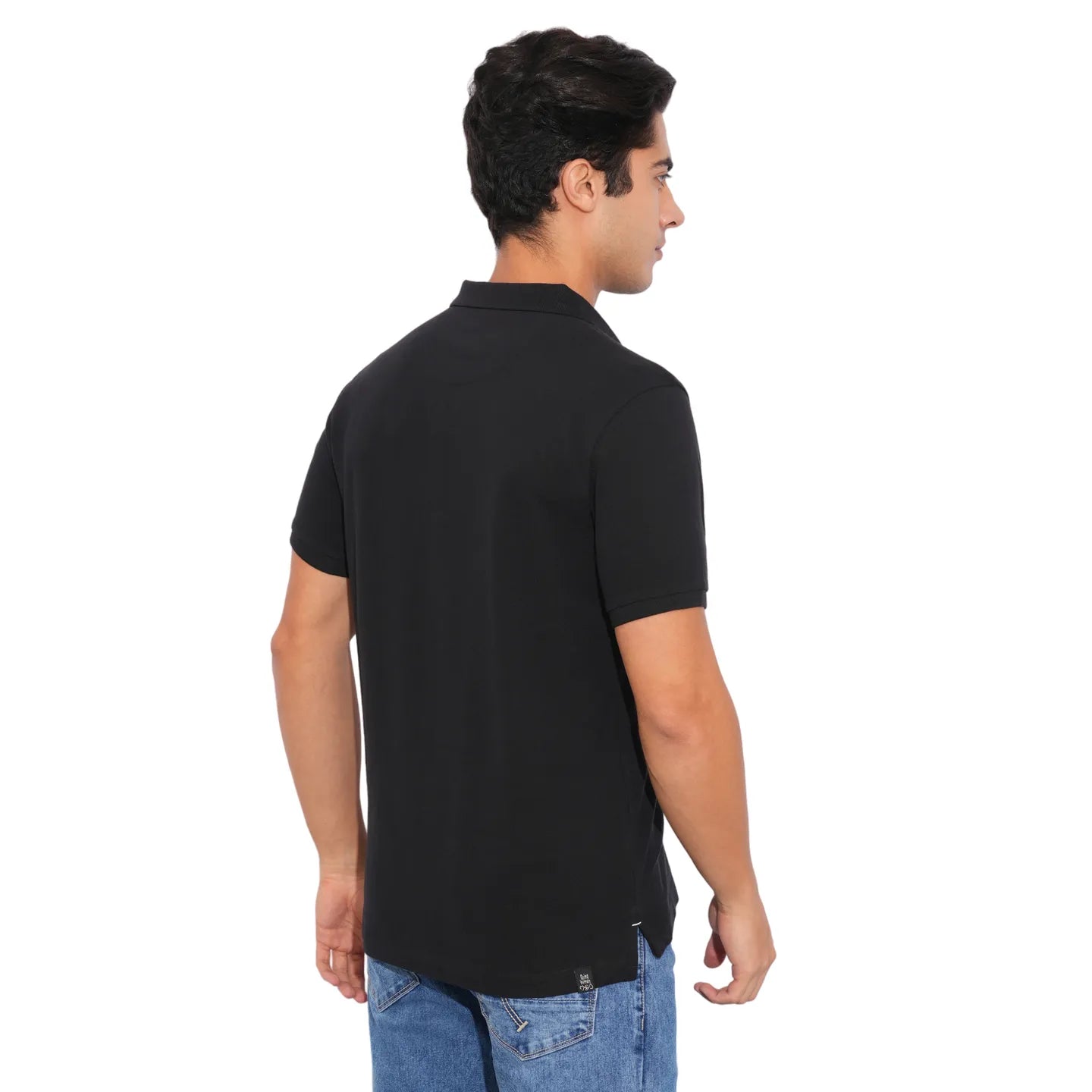 Being Human Clothing-Mens-Top-Polo Neck Black