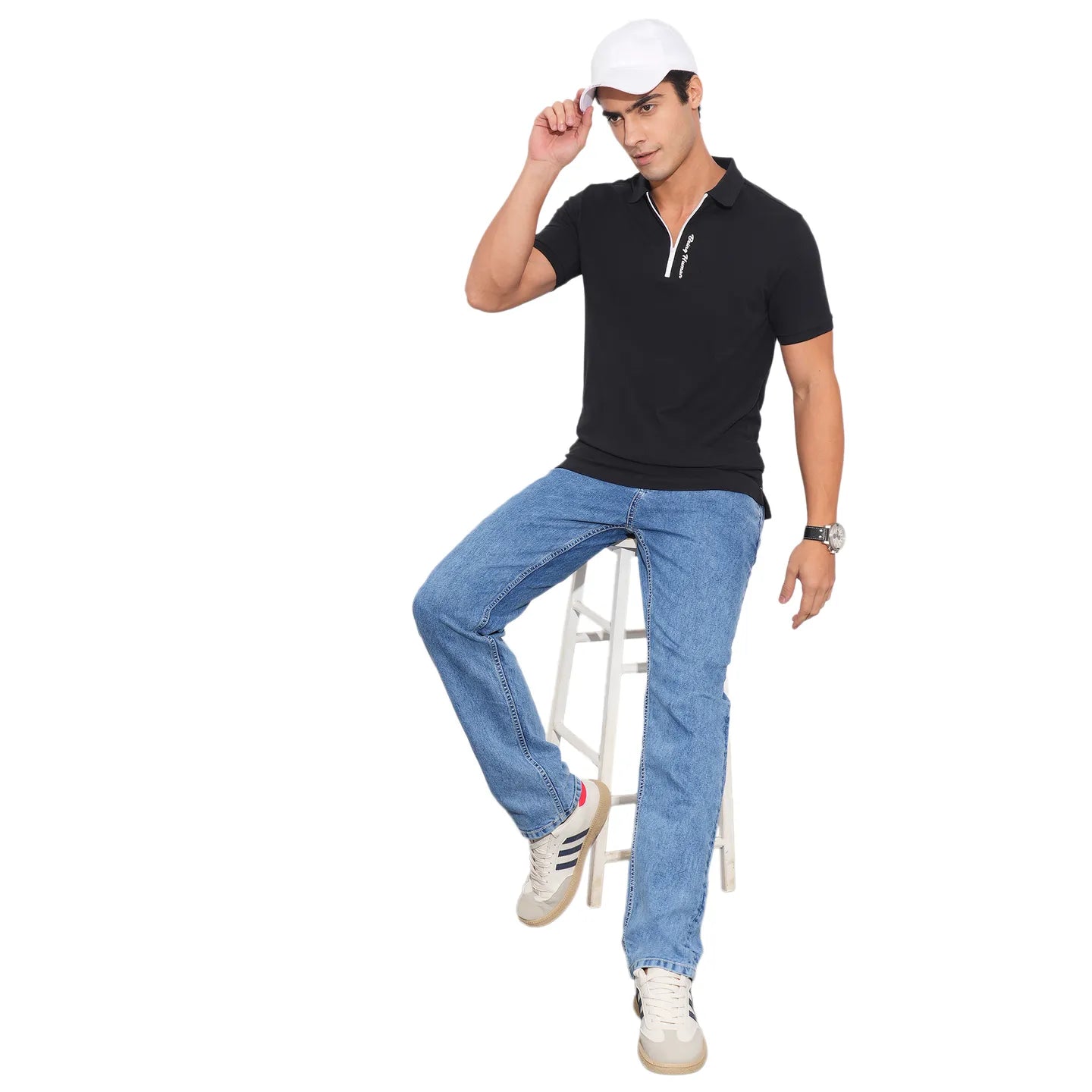 Being Human Clothing-Mens-Top-Polo Neck Black