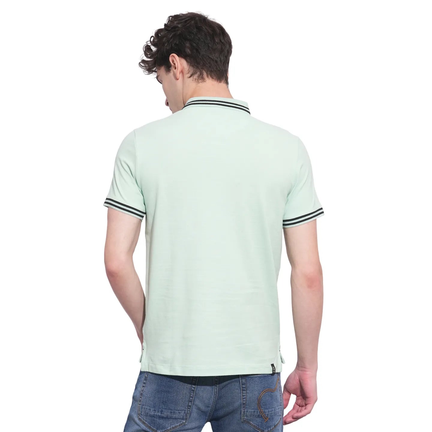 Being Human Clothing Mens-Top Polo Neck Mint