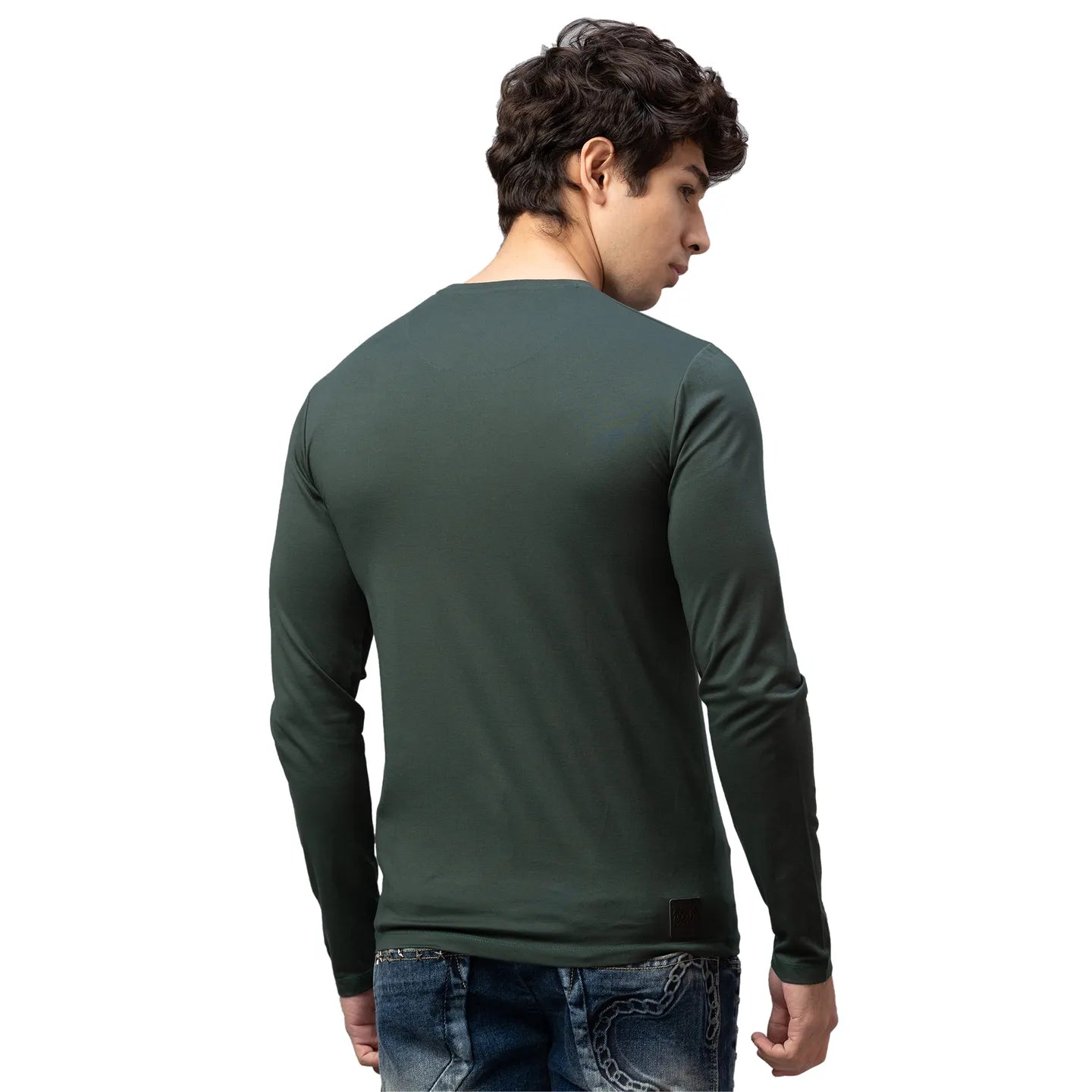 Being Human Clothing Men Regular Fit Crew Neck T-Shirts-Bayberry