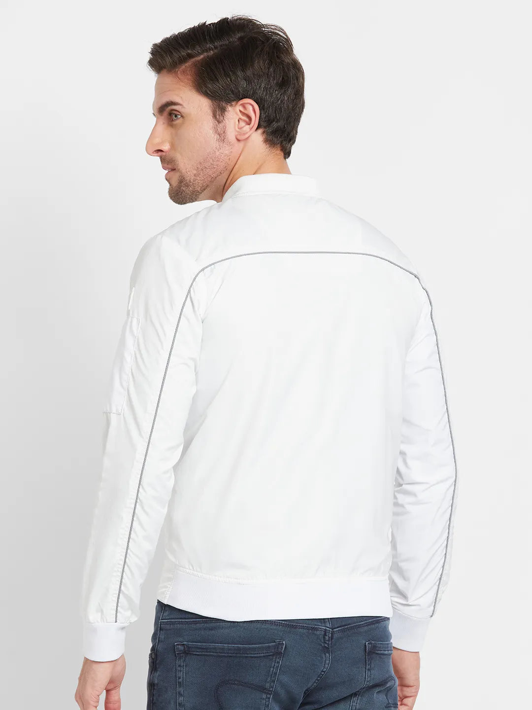 Men Regular Fit Crew Neck T-Shirts-Black by Being Human Clothing