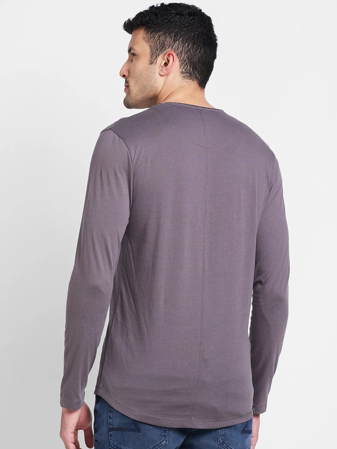 Being Human Clothing Men Regular Fit Crew Neck T-Shirts-Elephant